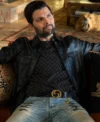 Loot S03 Adam Scott Black Leather Shirt