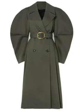 Loot S03 Maya Rudolph Green Trench Coat