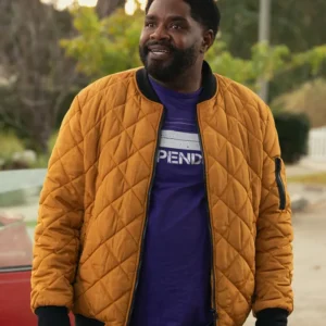 Loot S03 Ron Funches Quilted Bomber Jacket