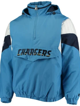 Los Angeles Chargers NFL Starter Blue Jacket Logo
