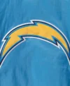 Los Angeles Chargers NFL Starter Blue Jacket Back