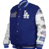 Los Angeles Dodgers Blue Championship Letterman Jacket Back