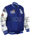 Los Angeles Dodgers Blue Championship Letterman Jacket right