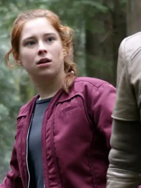 Lost In Space Mina Sundwall Red Jacket