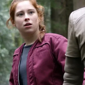 Lost In Space Mina Sundwall Red Jacket