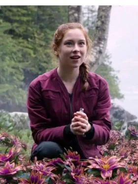 Lost In Space Mina Sundwall Red Jacket