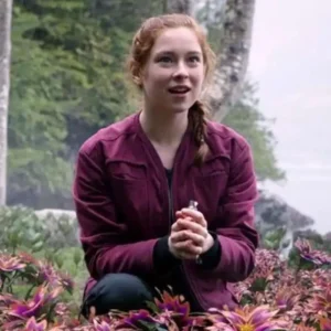 Lost In Space Mina Sundwall Red Jacket