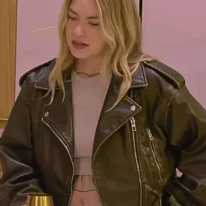 Love is Blind S08 Madison Errichiello Leather Jacket Side