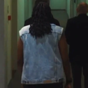 Maigret S01 Shaniqua Okwok Blue Denim Vest