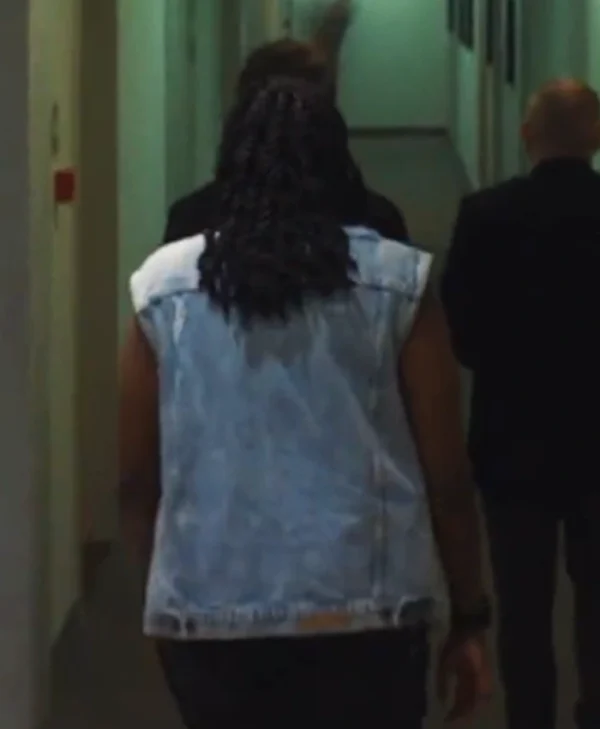 Maigret S01 Shaniqua Okwok Blue Denim Vest