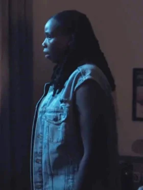 Maigret S01 Shaniqua Okwok Blue Denim Vest Back