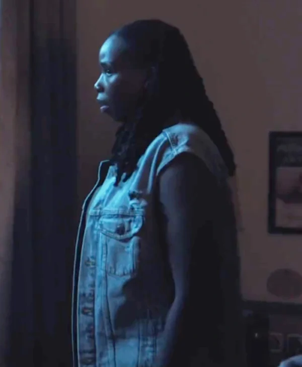 Maigret S01 Shaniqua Okwok Blue Denim Vest Back
