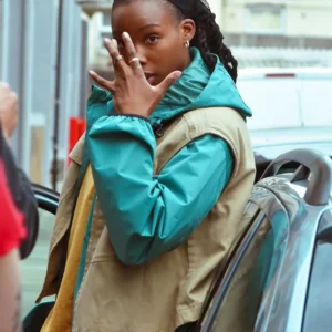 Maigret S01 Shaniqua Okwok Brown Cotton Vest