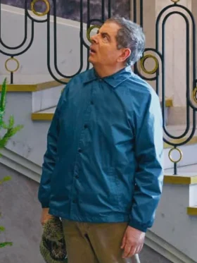 Man VS Baby S01 Rowan Atkinson Blue Jacket