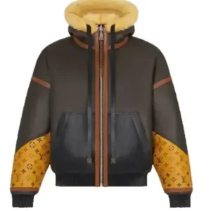 Mary J. Blige Power Book II Shearling Leather Jacket Front Look