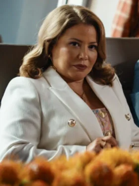 Matlock S02 Justina Machado White Blazer Side