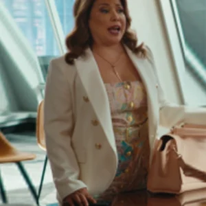 Matlock S02 Justina Machado White Blazer Front
