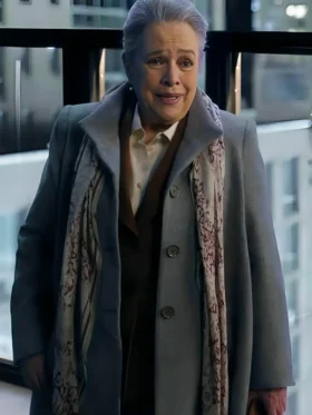 Matlock S02 Kathy Bates Grey Wool Coat Side