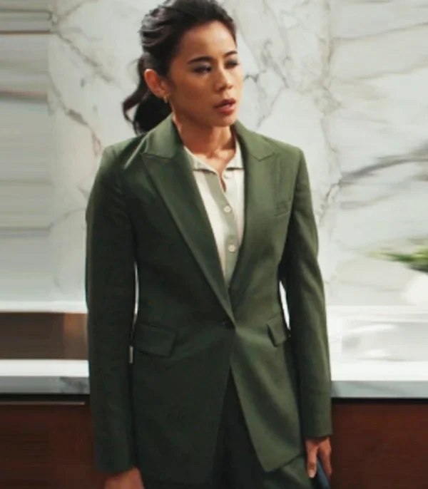 Matlock S02 Leah Lewis Green Blazer Front