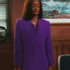 Matlock S02 Skye P. Marshall Purple Suiting Blazer