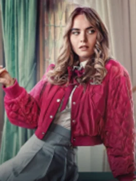 Maxton Hall The World Between Us Eli Riccardi Bomber Jacket Front