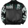 Meek Mill Eagles Black Leather Jacket