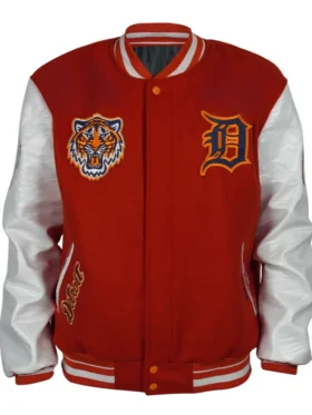 Men's Detroit Tigers American League Varsity Jacket Side