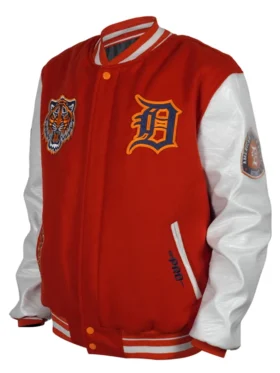 Men's Detroit Tigers American League Varsity Jacket Back