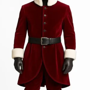Men’s Santa Claus Velvet Coat Front Look