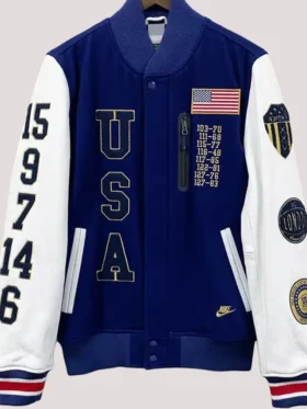 Men's USA Dream Team Destroyer Varsity Jacket Back