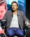 Mercy Chris Pratt Grey Suede Leather Jacket