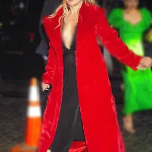 Met Gala 2023 Kate Hudson Red Coat Front Look