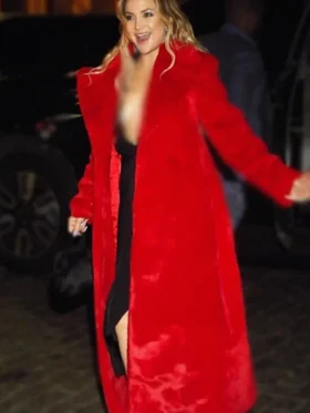 Met Gala 2023 Kate Hudson Red Coat Front Look