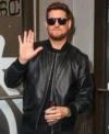 Michael Bublé Live with Kelly and Mark Black Leather Jacket