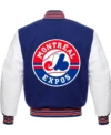 Montreal Expos Blue Varsity Jacket