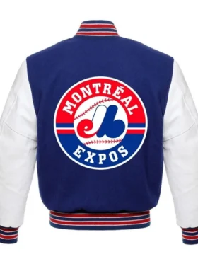 Montreal Expos Blue Varsity Jacket