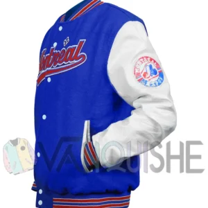 Montreal Expos Varsity Wool-Leather Jacket Front look