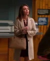 Murder in a Small Town S02 Ella Cannon Wool Coat Front