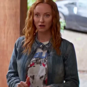 Murder in a Small Town S02 Fiona Vroom Denim Jacket Side