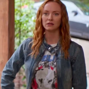 Murder in a Small Town S02 Fiona Vroom Blue Denim Jacket
