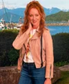 Murder in a Small Town S02 Fiona Vroom Leather Jacket Side