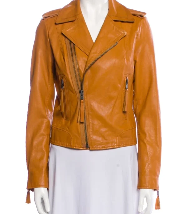 Murder in a Small Town S02 Laila Jackson Leather Jacket