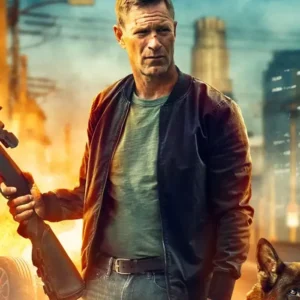 Muzzle City of Wolves Aaron Eckhart Bomber Jacket