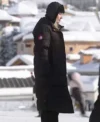 My Secret Santa Alexandra Breckenridge Black Puffer Coat