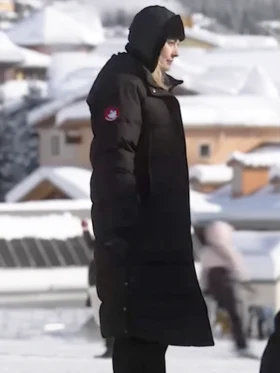 My Secret Santa Alexandra Breckenridge Black Puffer Coat