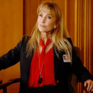 NCIS S22 Rebecca De Mornay Black Blazer Front