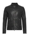 NCIS S23 Shalim Ortiz Black Leather Jacket