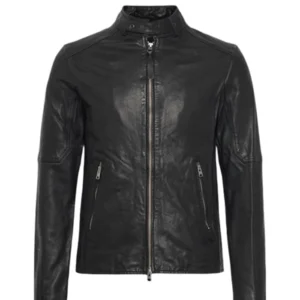 NCIS S23 Shalim Ortiz Black Leather Jacket