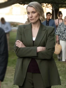 NCIS Sydney Eleanor Stankiewicz Green Blazer Side