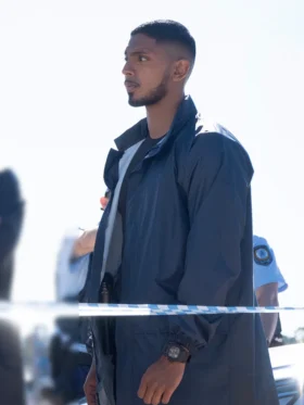 NCIS Sydney S02 Sean Sagar Grey Jacket
